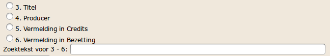 view of text selection fields for studio albums