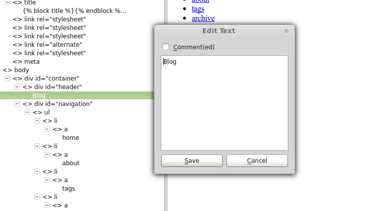 edit text dialog